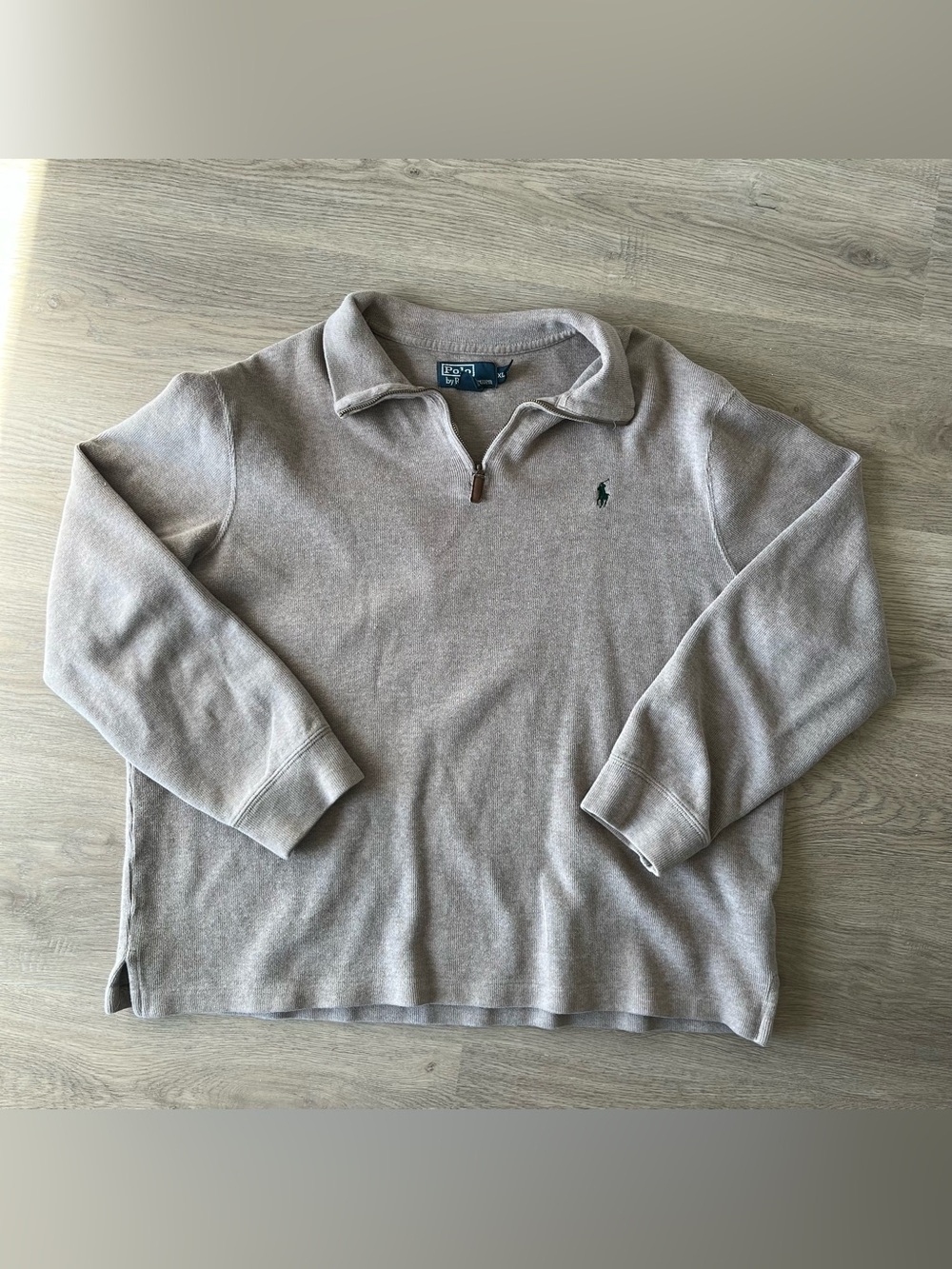 Polo by Ralph Lauren Long Sleeve Quarter 1/4 Zip Pullover Size XL